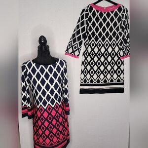 Eliza J 2 Dress BUNDLE Geometric Pattern SIZE‎ 8. #885